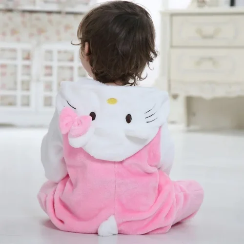 Pijama Infantil Hello Kitty - Kigurumi Sanrio Rosa