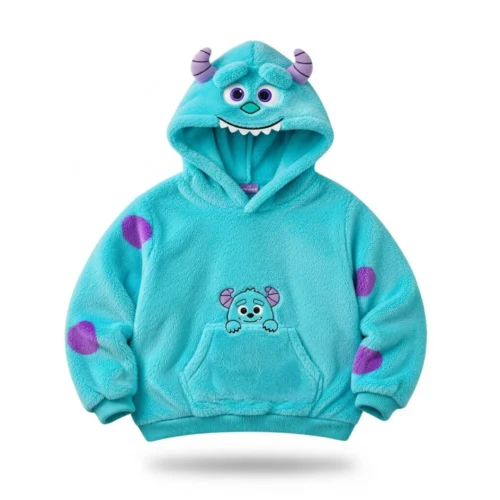 Moletom 3D Sulley Azul Monstros S.A