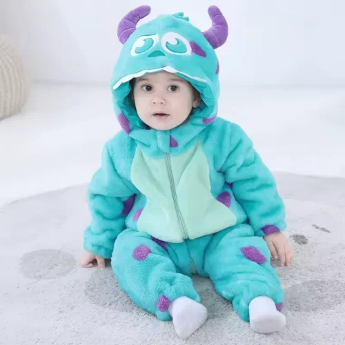 Pijama Infantil Sulley 2025 - Kigurumi Monstros SA Azul