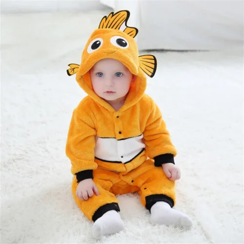 Alternative view of Pijama Infantil Nemo - Kigurumi