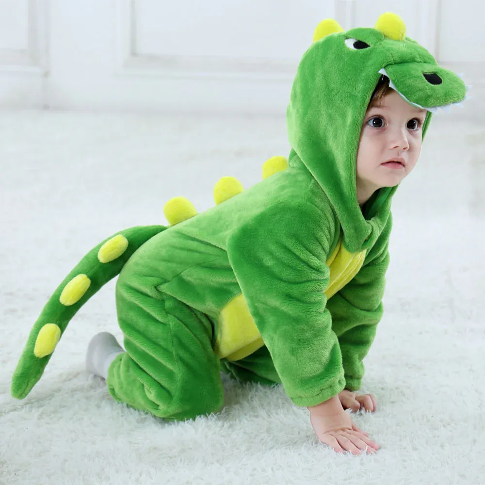 Pijama Infantil Dino - Kigurumi Verde