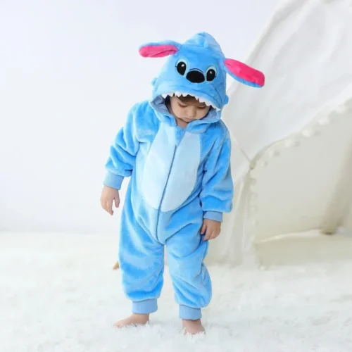 Pijama Infantil Stitch - Kigurumi Disney Ohana